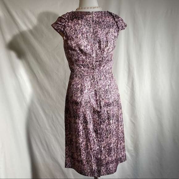 Banana Republic Silk Dress Pastels Size 0 - Picture 6 of 14